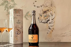 精品香槟名庄—沙龙贝尔 推出桃红香槟虎年限量版礼盒