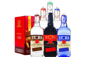 42度永丰牌北京二锅头酒出口小方瓶全家福黑马版500mlx6瓶整箱价格？