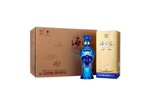 52度洋河蓝色经典海之蓝型白酒375mlx6瓶整箱价格？