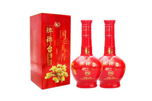 52度琅琊台国色天香浓香型白酒500mlx2瓶礼盒装价格多少钱？