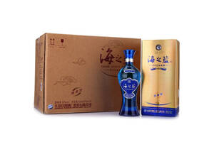 52度江苏洋河蓝色经典海之蓝浓香型白酒375mlx6瓶整箱价格？