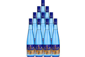 43度京都二锅头绵柔蓝瓶500mlx3瓶整箱价格？