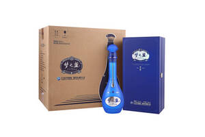 52度洋河蓝色经典梦之蓝M6白酒500mlx4瓶整箱价格？
