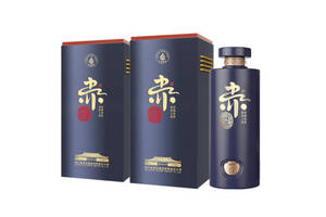 53度川酒集团赤渡酱酒（蓝）500mlx2瓶礼盒装价格多少钱？