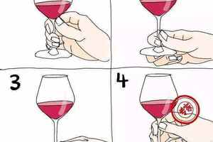 红葡萄酒杯正确的拿法