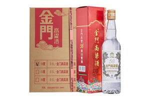 58度台湾金门高粱酒白金龙500mlx12瓶整箱价格？