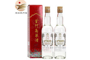 58度台湾金门高粱酒白金龙500mlx2瓶礼盒装价格多少钱？