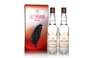58度台湾金门高粱酒珍藏白金龙普珍版2013年老酒500mlx2瓶礼盒装价格多少钱？