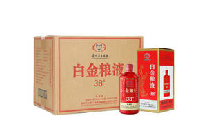 38度贵州茅台白金粮液酒500mlx6瓶整箱价格？