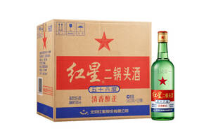 56度北京红星二锅头酒12瓶整箱价格？