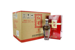 52度北京红星将军窖小将5年浓香型二锅头酒6瓶整箱价格？