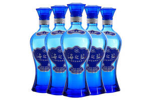 42度洋河蓝色经典海之蓝酒白酒520mlx5瓶整箱价格？