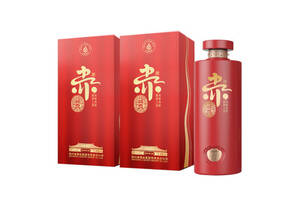 53度川酒集团赤渡酱酒（红）500mlx2瓶礼盒装价格多少钱？