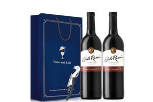 美国加州乐事柔顺红葡萄酒750mlx2瓶礼盒装价格多少钱？
