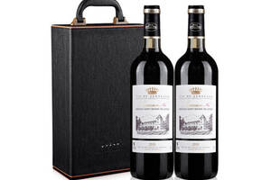 法国优级波尔多AOC露颂庄园陈酿N12干红葡萄酒750mlx2瓶礼盒装价格多少钱？