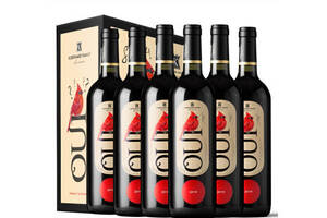 法国卡伯纳小红鸟干红葡萄酒750ml6瓶整箱价格多少钱？