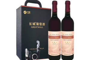 国产长城GreatWall三星赤霞珠干红葡萄酒750mlx2瓶礼盒装价格多少钱？