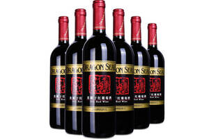 国产龙徽黑标赤霞珠干红葡萄酒750ml6瓶整箱价格多少钱？