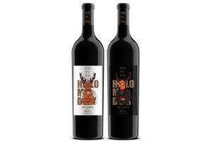 国产鹿鲜森干红葡萄酒黑标+白标750mlx2瓶礼盒装价格多少钱？