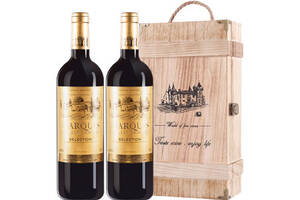 法国梦图侯爵干红葡萄酒750mlx2瓶礼盒装价格多少钱？