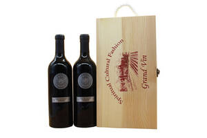 美国加州歌如诗普瑞斯特干红葡萄酒木箱装750mlx2瓶礼盒装价格多少钱？