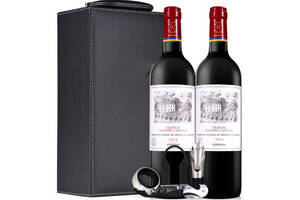 法国拉菲LAFITE凯萨天堂古堡AOC干红葡萄酒750mlx2瓶礼盒装价格多少钱？