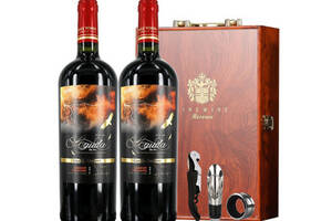智利中央山谷产区库里克谷特级珍藏级赤霞珠红葡萄酒750mlx2瓶礼盒装价格多少钱？