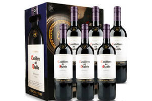 智利红魔鬼CasillerodelDiablo梅洛红葡萄酒6瓶整箱价格多少钱？