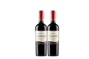 智利多诺福1810珍藏梅洛半干红葡萄酒750mlx2瓶礼盒装价格多少钱？