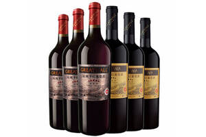 国产长城GreatWall5星+4星干红葡萄酒750mlx2瓶礼盒装价格多少钱？