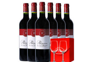 法国珍藏波尔多AOC干红葡萄酒750ml6瓶整箱价格多少钱？