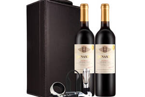 国产王朝橡木桶窖藏干红葡萄酒750mlx2瓶礼盒装价格多少钱？