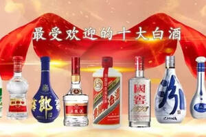 中国品牌酒排行