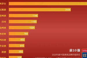 中国酒类品牌价值排行榜