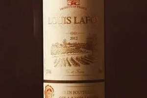 法国路易拉菲干红葡萄酒2012，没喝过就亏大了
