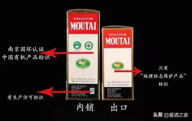 出口茅台酒和内销茅台酒有什么不同？