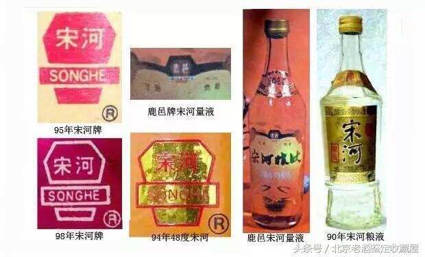 中国名酒商标大团聚，以及年代变化