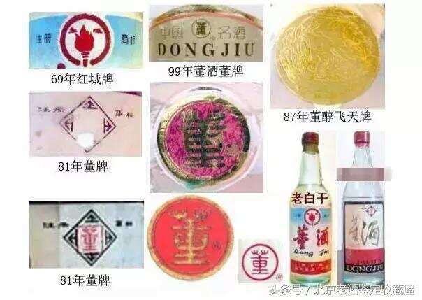 中国名酒商标大团聚，以及年代变化