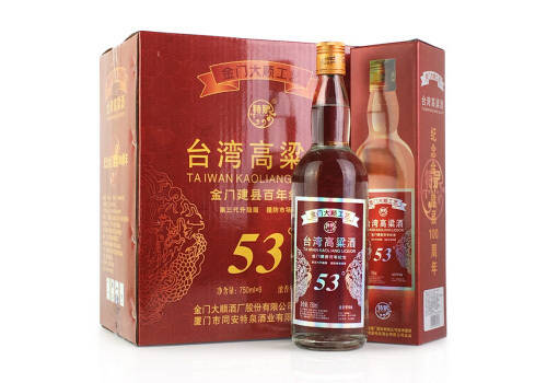 53度特泉台湾高粱酒750mlx6瓶整箱价格？