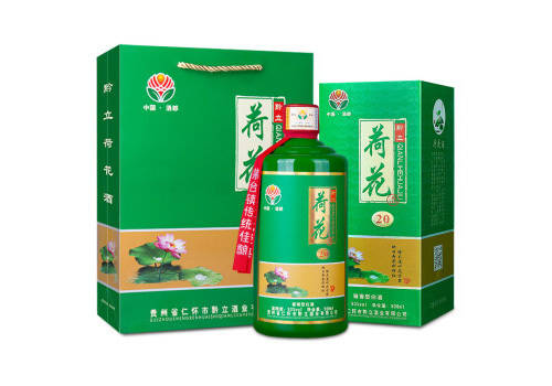 53度贵州黔立荷花20酱香型白酒500mlx6瓶整箱价格？