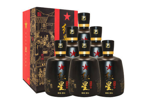 52度北京红星百年醇和黑坛6瓶整箱价格？