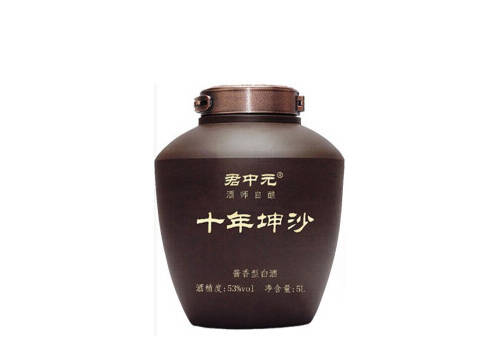 53度贵州茅台镇君中元10年坤沙酱香型白酒5L坛装价格多少钱？