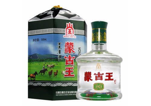 44度蒙古王浓香型草原白酒绿包500mlx6瓶整箱价格？