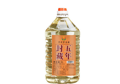 53度黔立贵州茅台镇五年封藏酱香型白酒5L桶装价格多少钱？