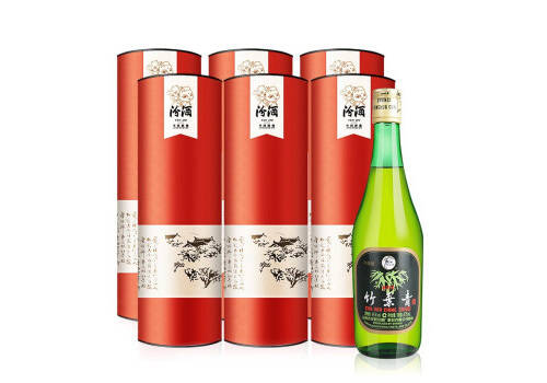 45度汾酒玻竹竹叶青酒6瓶整箱价格？