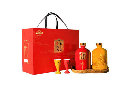 52度北京京都2021辛丑牛年生肖纪念酒清香型白酒500mlx2瓶礼盒装价格多少钱？
