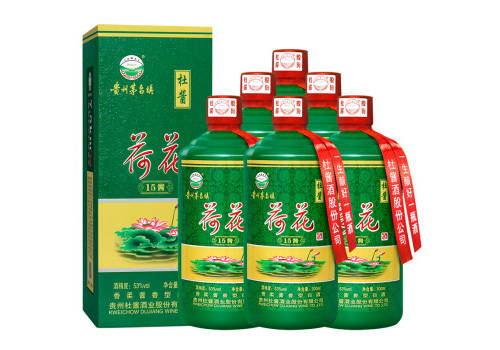 53度杜酱荷花酒15酱6瓶整箱价格？