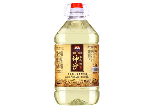 53度蓝翁茅台镇坤沙酱香型白酒5L桶装价格多少钱？