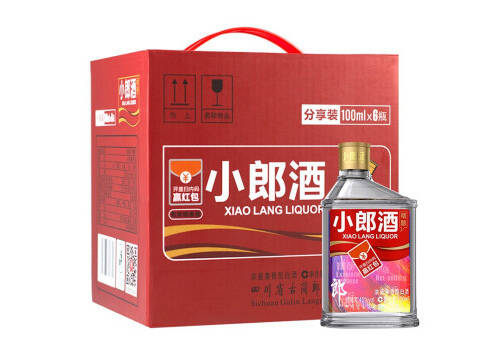 45度郎酒小郎酒精酿歪嘴100mlx6瓶礼盒装价格多少钱？