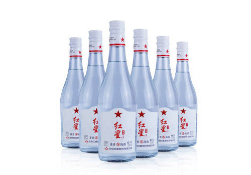 42度北京红星百年兼香5陈酿兼香型白酒6瓶整箱价格？